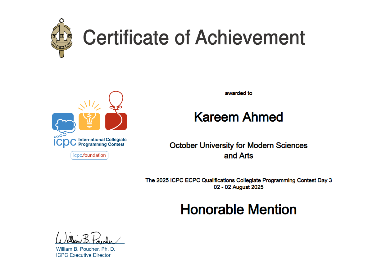ECPC Participation Certificate